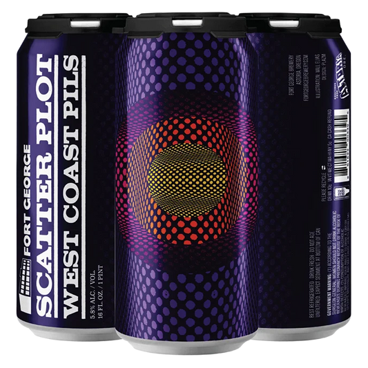 Fort George Scatter Plot West Coast Pils (4PKC 16 OZ)