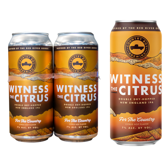 Country Boy Brewing Witness the Citrus NEIPA 4pk 16oz Can 7.0% ABV