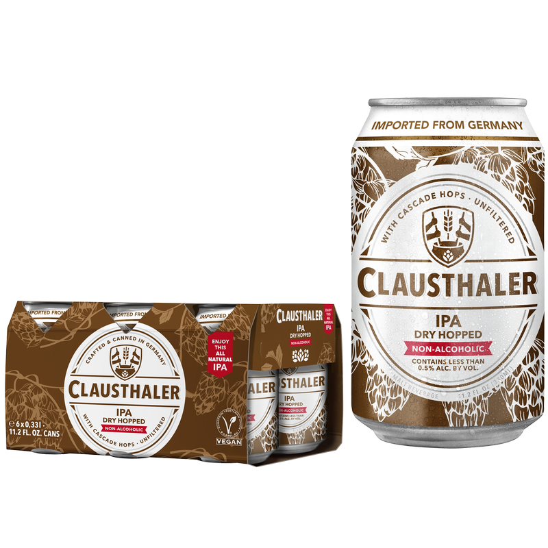 Clausthaler Dry Hopped Non-Alcoholic 6pk 12oz Can 0.0% ABV