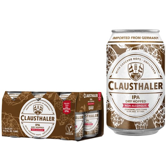 Clausthaler Dry Hopped Non-Alcoholic 6pk 12oz Can 0.0% ABV