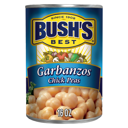 Bush Garbanzo Beans, 16oz.