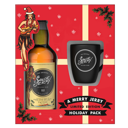 Sailor Jerry Spiced Rum Gift Set 750ml