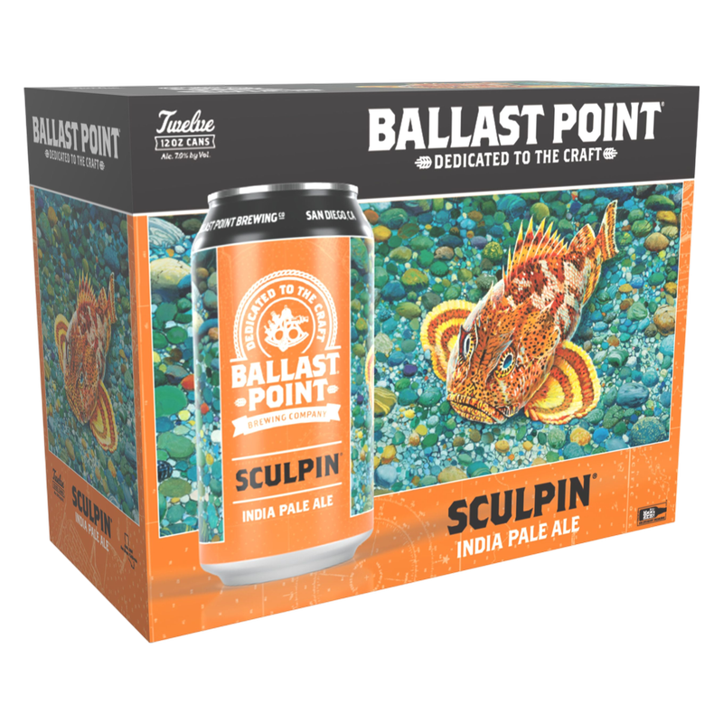 Ballast Point Brewing Co. Sculpin IPA 12pk 12oz Can