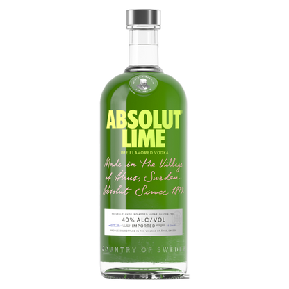 Absolut Lime Vodka 1L (80 Proof)