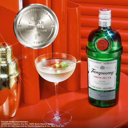 Tanqueray London Dry Gin, 1.75 L (94.6 Proof)