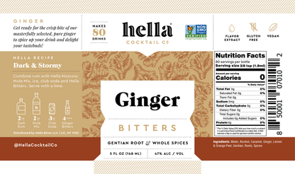 Hella Cocktail Co. Ginger Bitters 5 oz