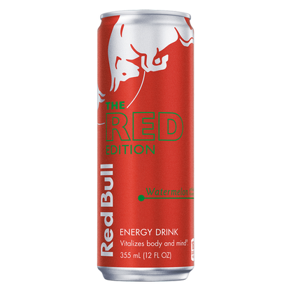 Red Bull Energy Drink The Red Edition Watermelon 12oz Can