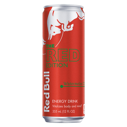 Red Bull Energy Drink The Red Edition Watermelon 12oz Can