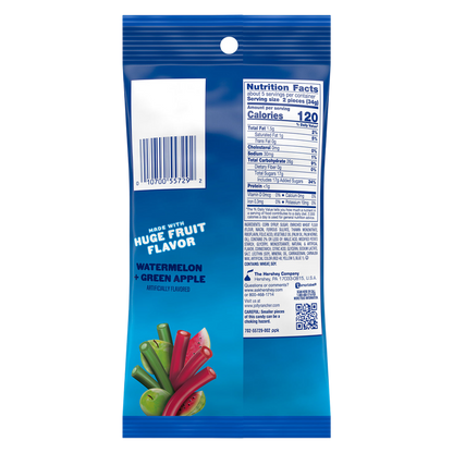 Jolly Rancher Ropes Watermelon & Green Apple, 6 oz