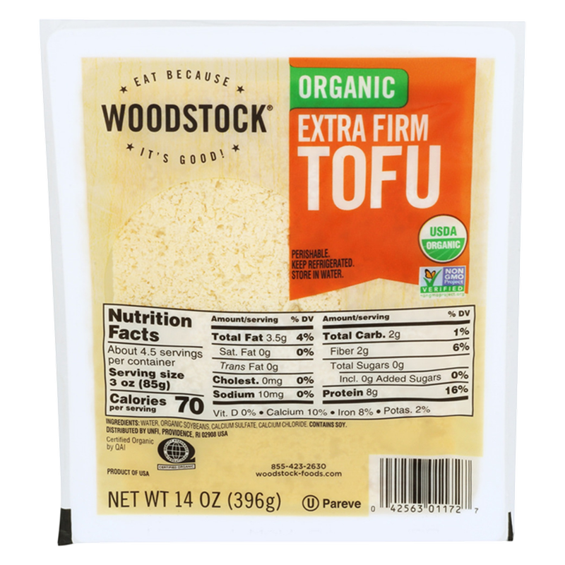 Woodstock Extra Firm Tofu in Water - 14 Oz