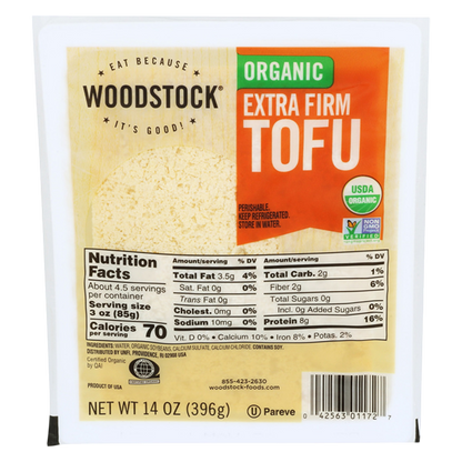 Woodstock Extra Firm Tofu in Water - 14 Oz