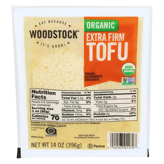 Woodstock Extra Firm Tofu in Water - 14 Oz