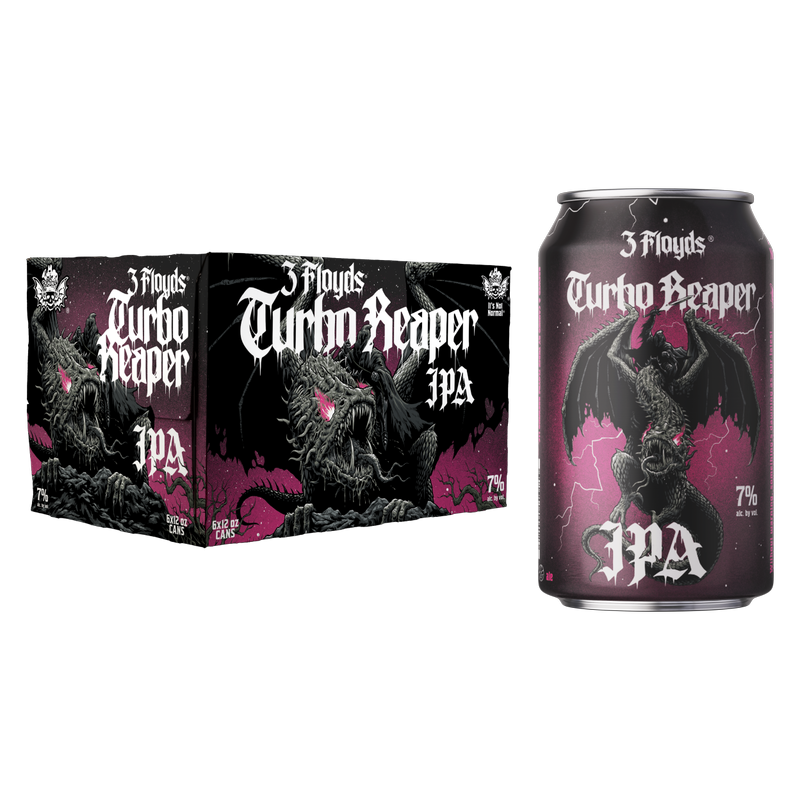 Three Floyds Turbo Reaper IPA 6pk 12oz Can 7% ABV