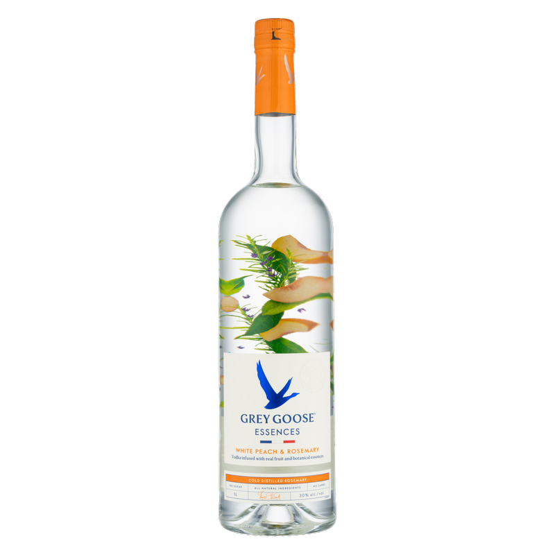 Grey Goose Essences White Peach & Rosemary Vodka 1L (60 Proof)