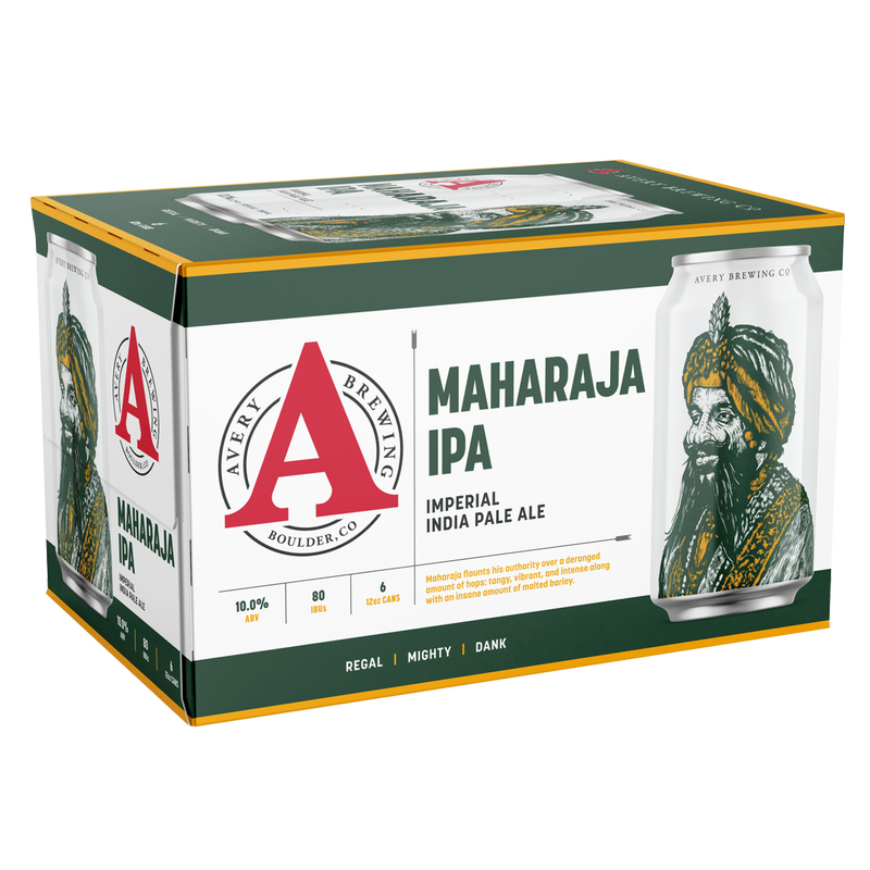 Avery Brewing Company Maharaja Imperial IPA 6pk 12oz Can