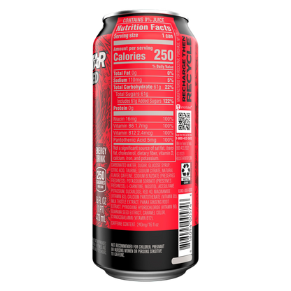 Rockstar Punched Fruit Punch 16oz Can