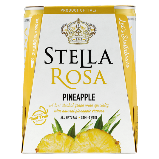 Stella Rosa Pineapple Semi-Sweet White Wine 2Pk/250 ml