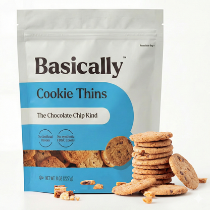 Basically Chocolate Chip Cookie Thins