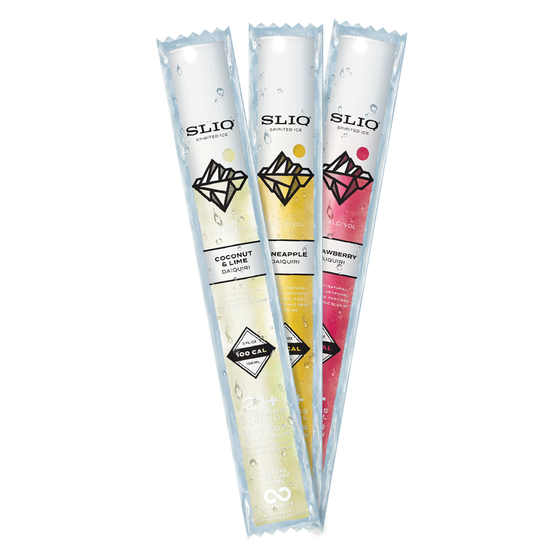 SLIQ Spirited Ice Rum Cocktail Pops 9pk 100ml  8% ABV