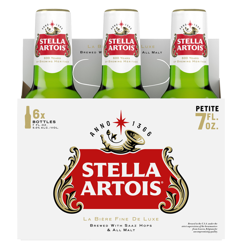 Stella Artois Petite Bottles 6pk 7oz Btl