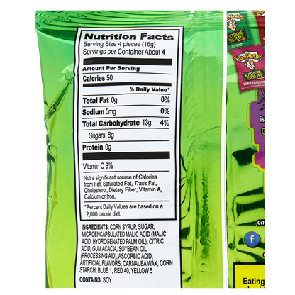 Warheads Extreme Sour Hard Candy 2oz