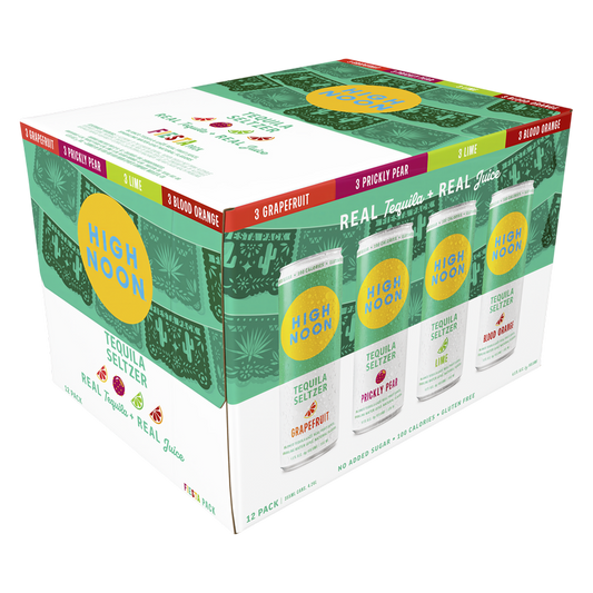High Noon Fiesta Tequila Variety Pack 12pk 12oz  Cans