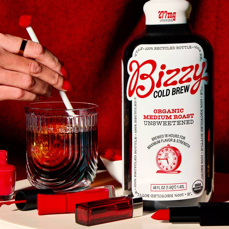 Bizzy Organic Medium Roast Cold Brew Coffee 48oz Btl