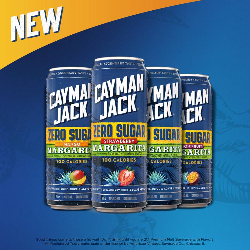 Cayman Jack Zero Sugar Margarita 12pk 12oz Cans 4.8% ABV