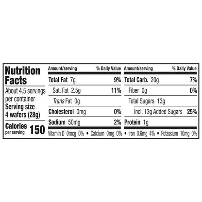 Keebler Vanilla Sugar Wafers, King Size,  4.4 oz