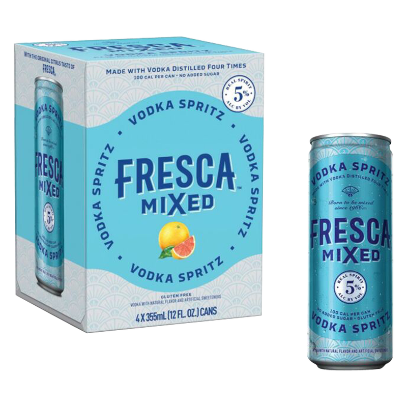 Fresca Mixed Vodka Spritz Canned Cocktail 4pk 12oz Can 5.0% ABV