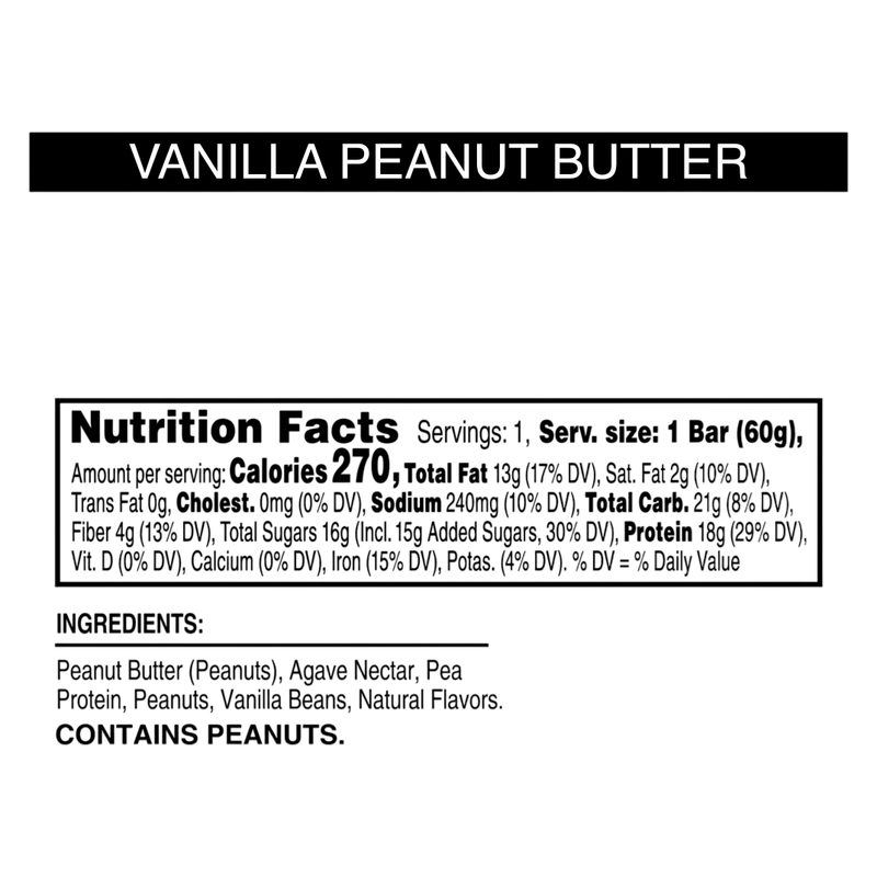 RX High Protein Vanilla Peanut Butter, 2.1 oz