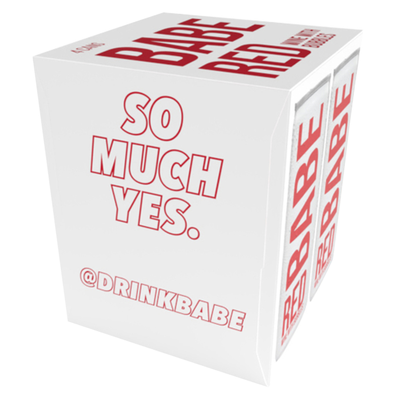 Babe Red With Bubbles 4pk 250ml Can