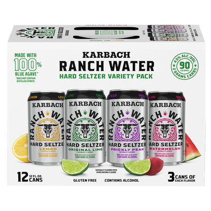 Karbach Brewing Ranch Water Hard Seltzer Variety Pack 12pk 12oz
