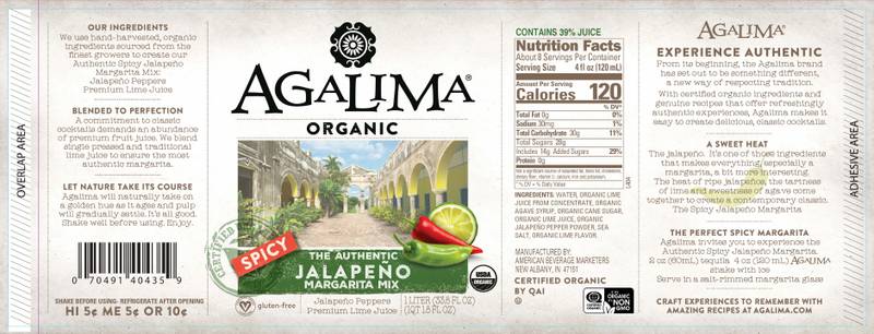 Agalima Spicy Jalapeno Margarita Mix 1L Btl