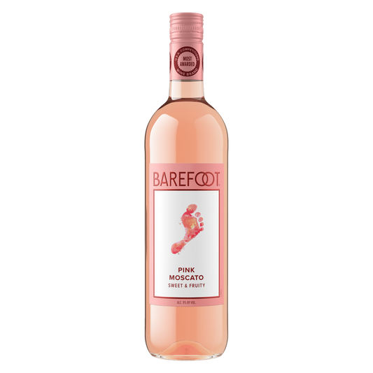 Barefoot Pink Moscato 750ml