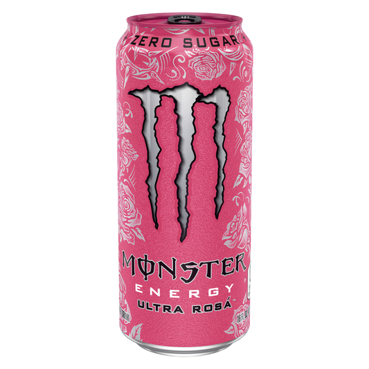 Monster Zero Ultra Rosa Energy 16oz Can