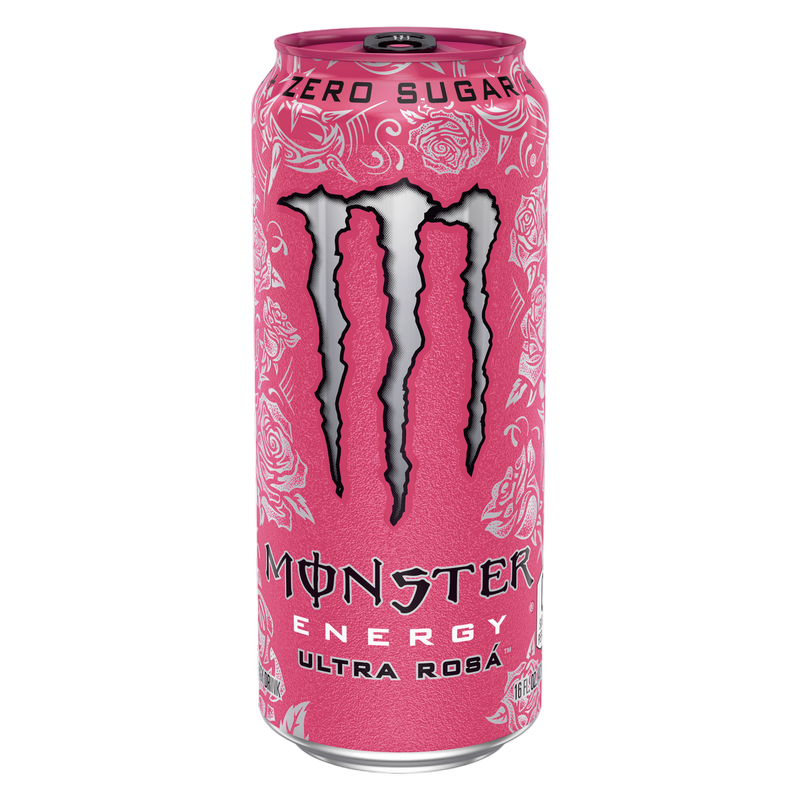 Monster Zero Ultra Rosa Energy 24pk 16oz Can- XL