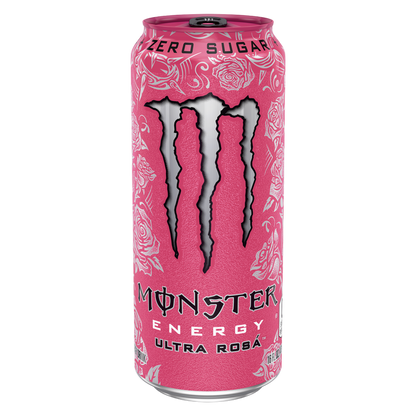 Monster Zero Ultra Rosa Energy 24pk 16oz Can- XL