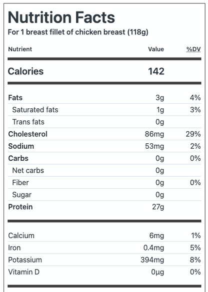 Chicken Breast - 14oz