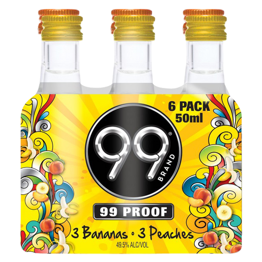 99 Peach & Banana 50ml 6pk