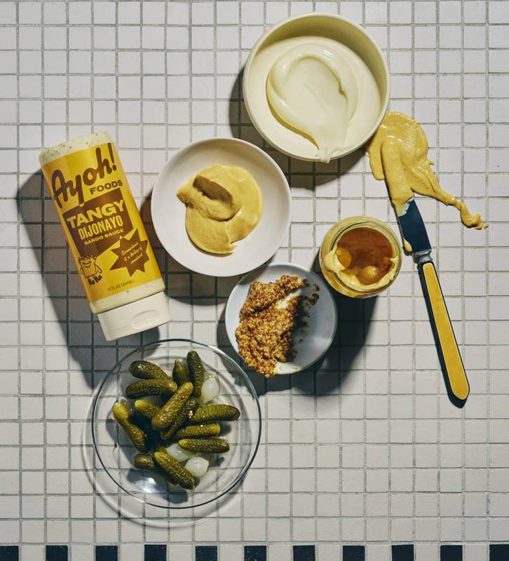 Ayoh! Tangy Dijonayo Mayo Sando Sauce, 12oz. By Molly Baz