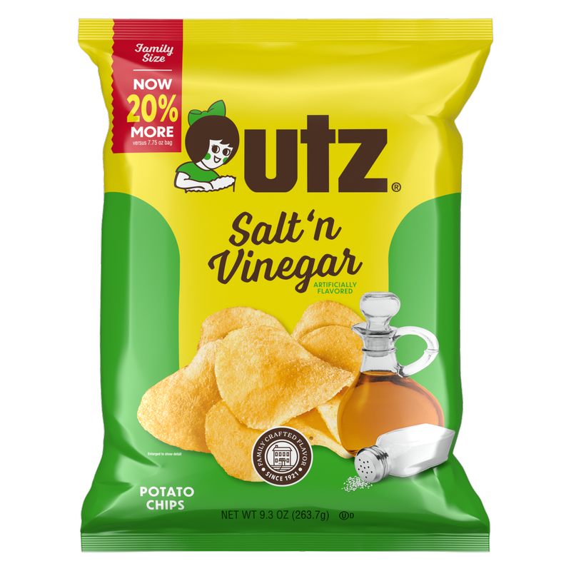 Utz Potato Chips Salt & Vinegar 9.3oz