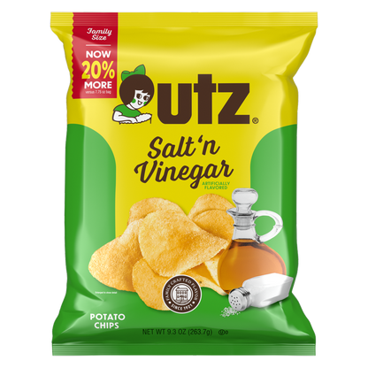 Utz Potato Chips Salt & Vinegar 9.3oz