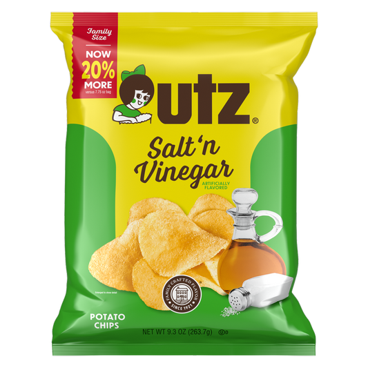 Utz Potato Chips Salt & Vinegar 9.3oz