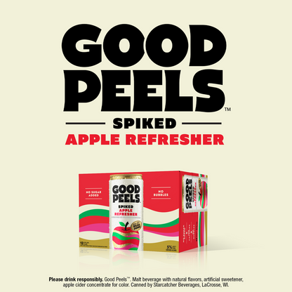 Good Peels Spiked Apple Refresher 6pk 12oz Can
