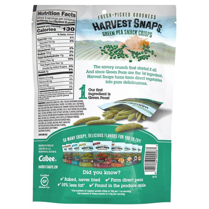 Harvest Snaps Caesar Green Pea Crisps 3.3oz