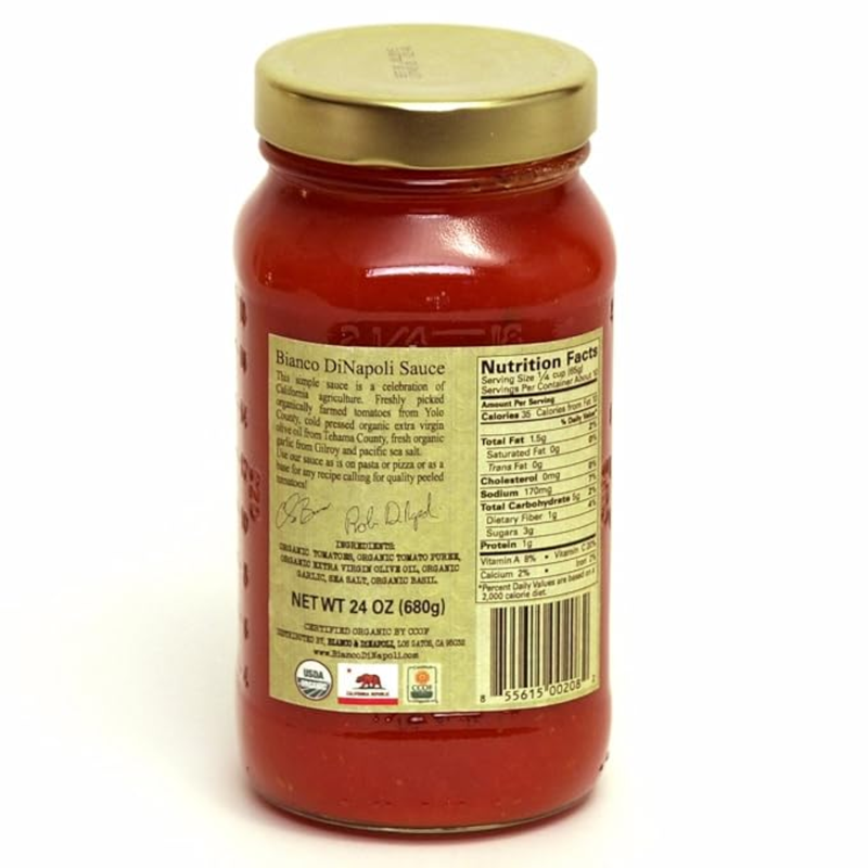 Bianco Dinapoli Tomato Basil Pasta Sauce, 24 oz