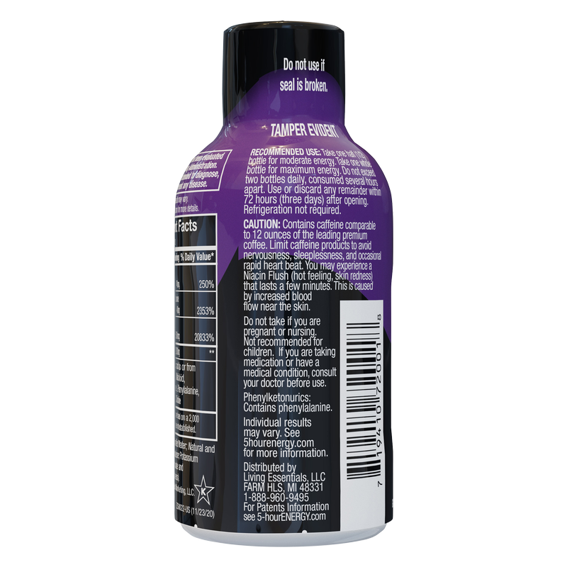 5-hour ENERGY Shot Extra Strength Grape 1.93oz Btl
