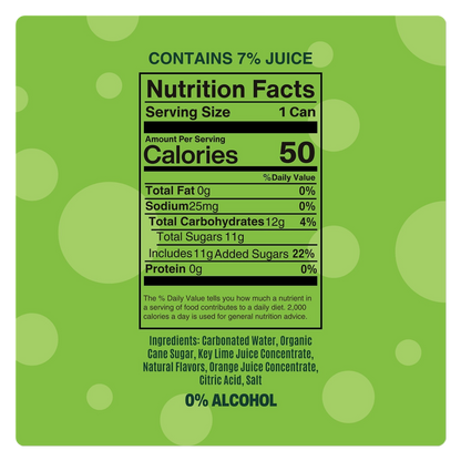 Mingle Mocktails Key Lime Margarita 4pk 12oz Can