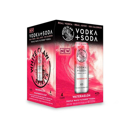 White Claw Vodka + Soda Watermelon 4pk 12oz Can 4.5% ABV